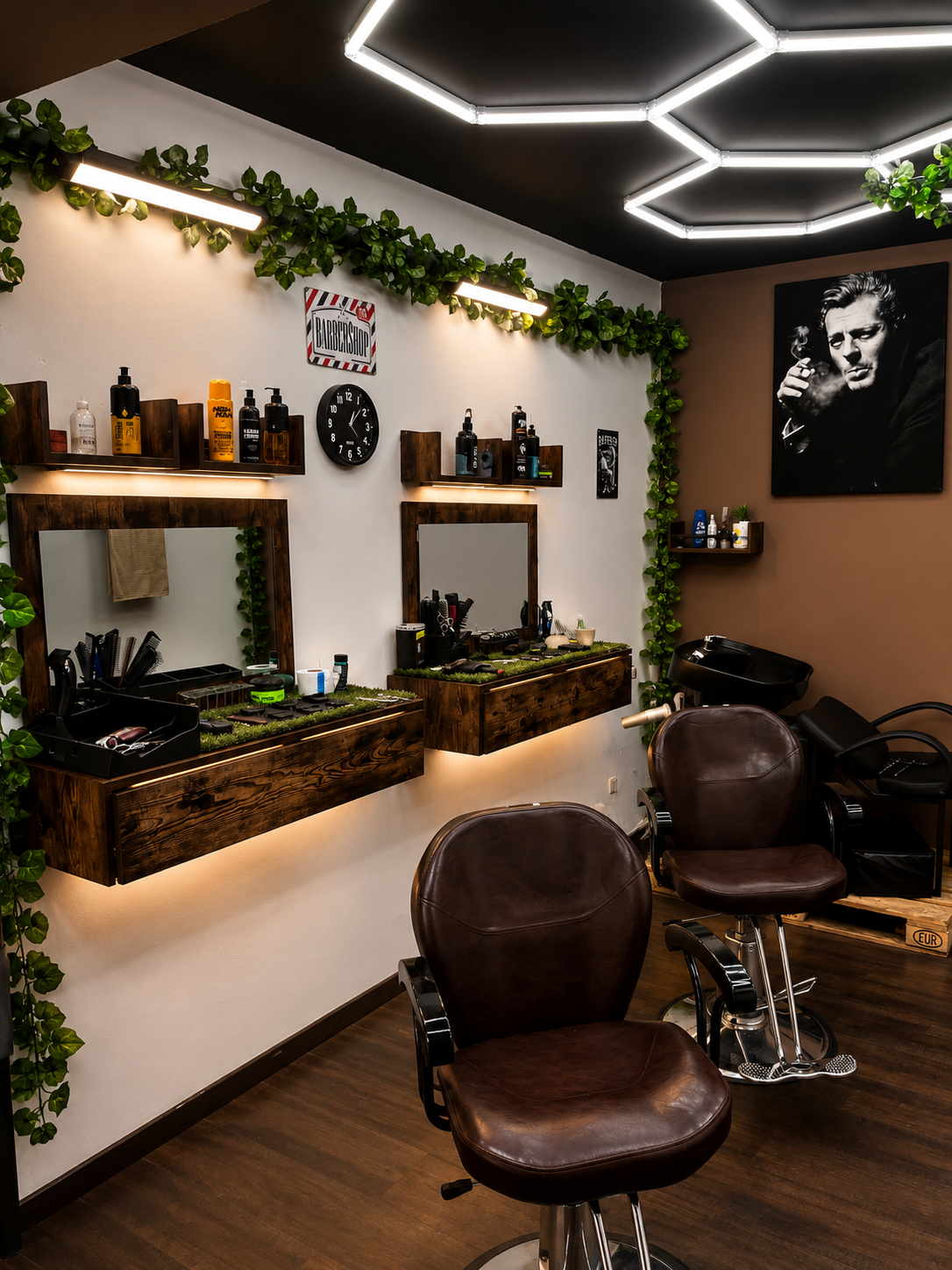 Noble Beauty Salon belső tere Salgótarjánban